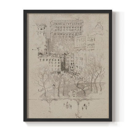 Winston Porter Vintage Sketch LXXXVIII -Framed Print | Wayfair added by Jada Williams