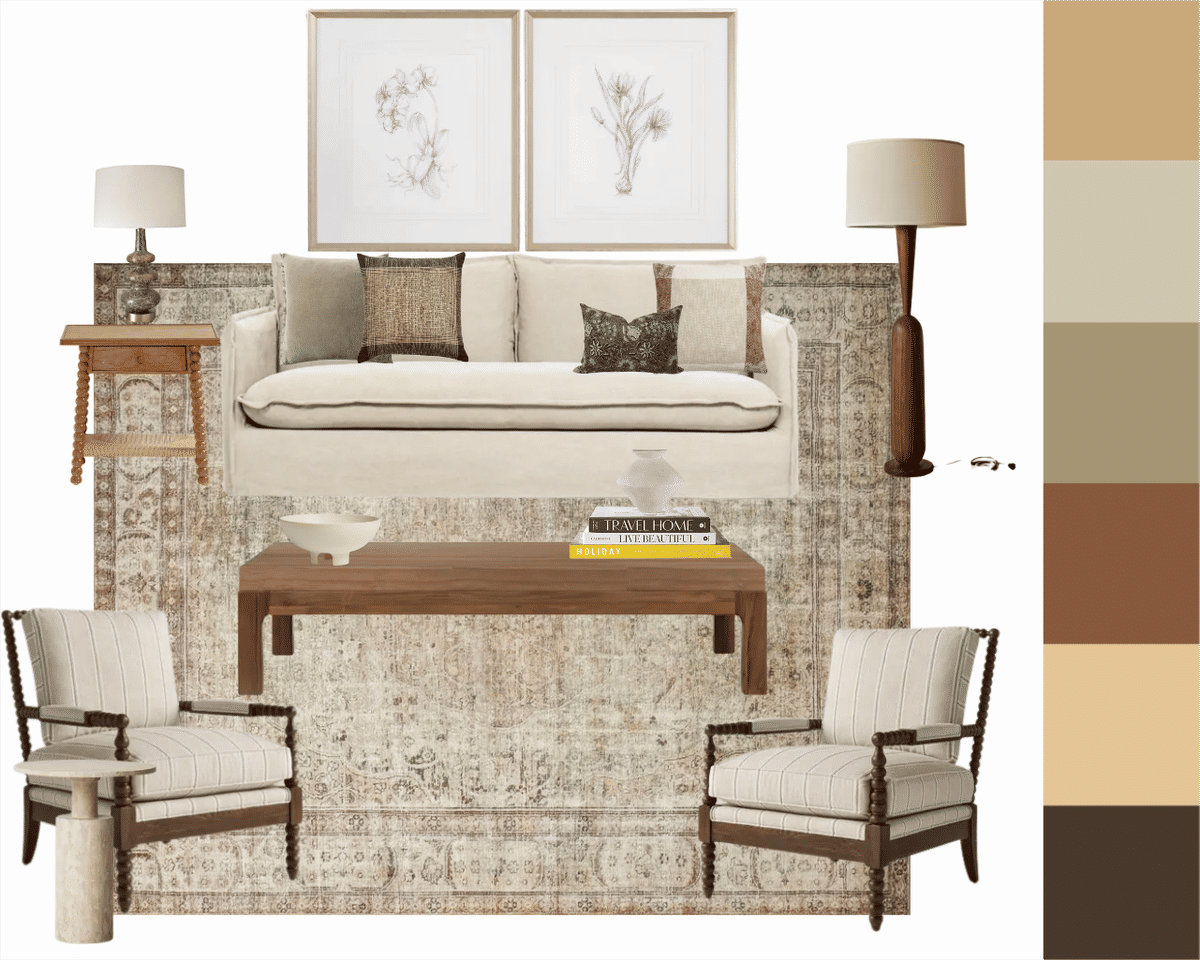 Kitchen + Living Room Inspo designed by Lexi Schnarr