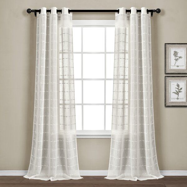 Enid Polyester Sheer Curtain Pair added by Traci Dieterle