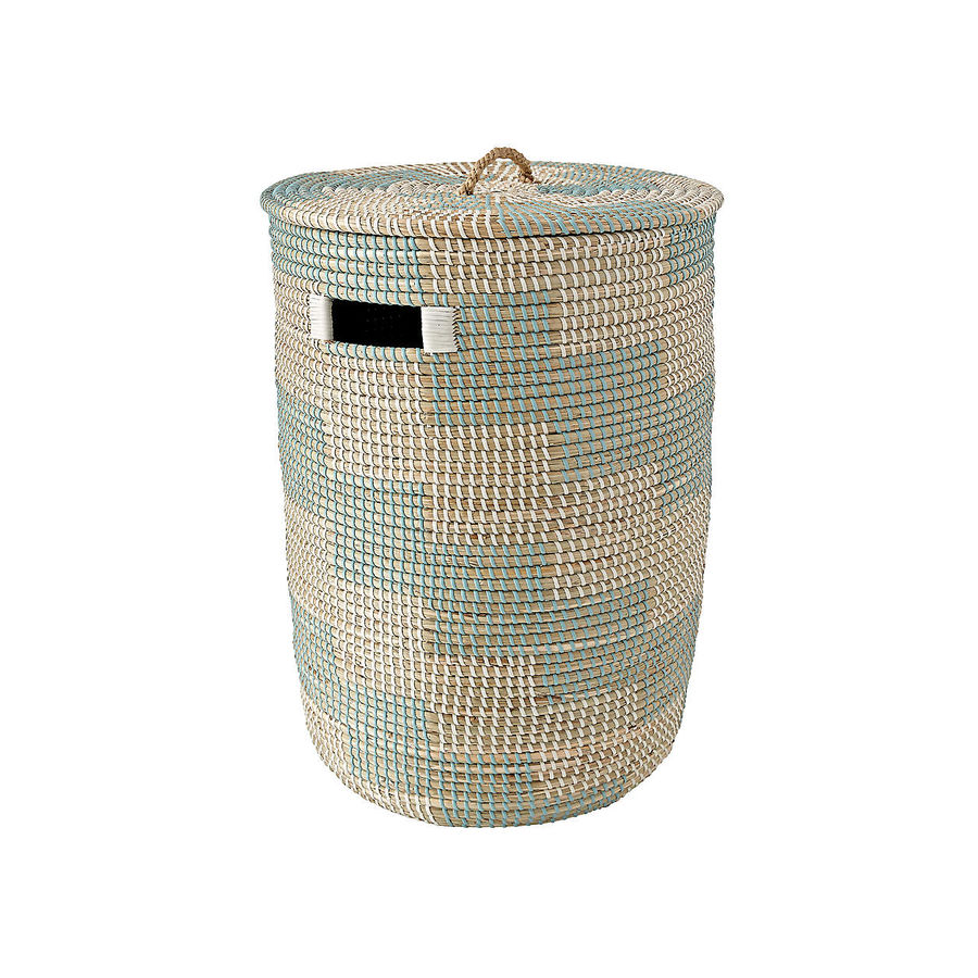 Aqua Seagrass Kids Laundry Hamper + Reviews | Crate & Kids added by Sarah Kaiser