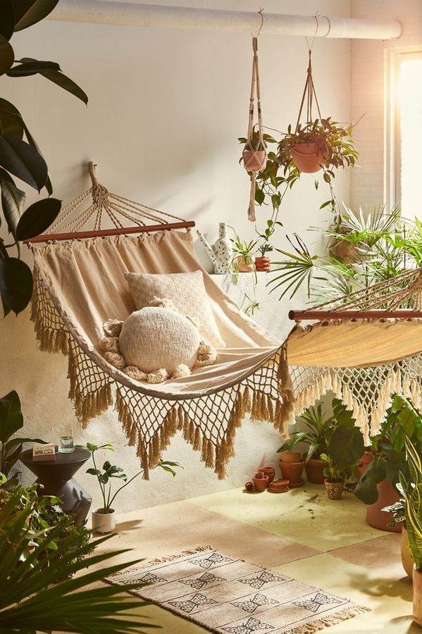 Boho Fringed Outdoor Hammock added by erika grossman