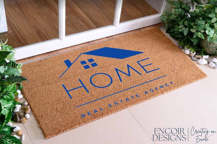 Custom Business Logo Door Mat  Your Text Here  Personalized - Etsy added by Piper Stromatt