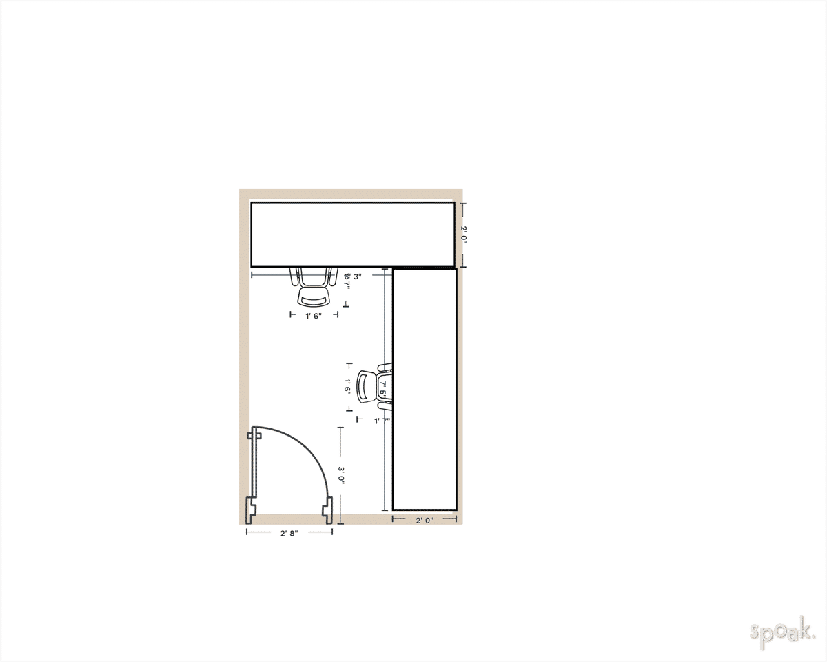 Living + Dining Room Plan designed by Maddy Dowler