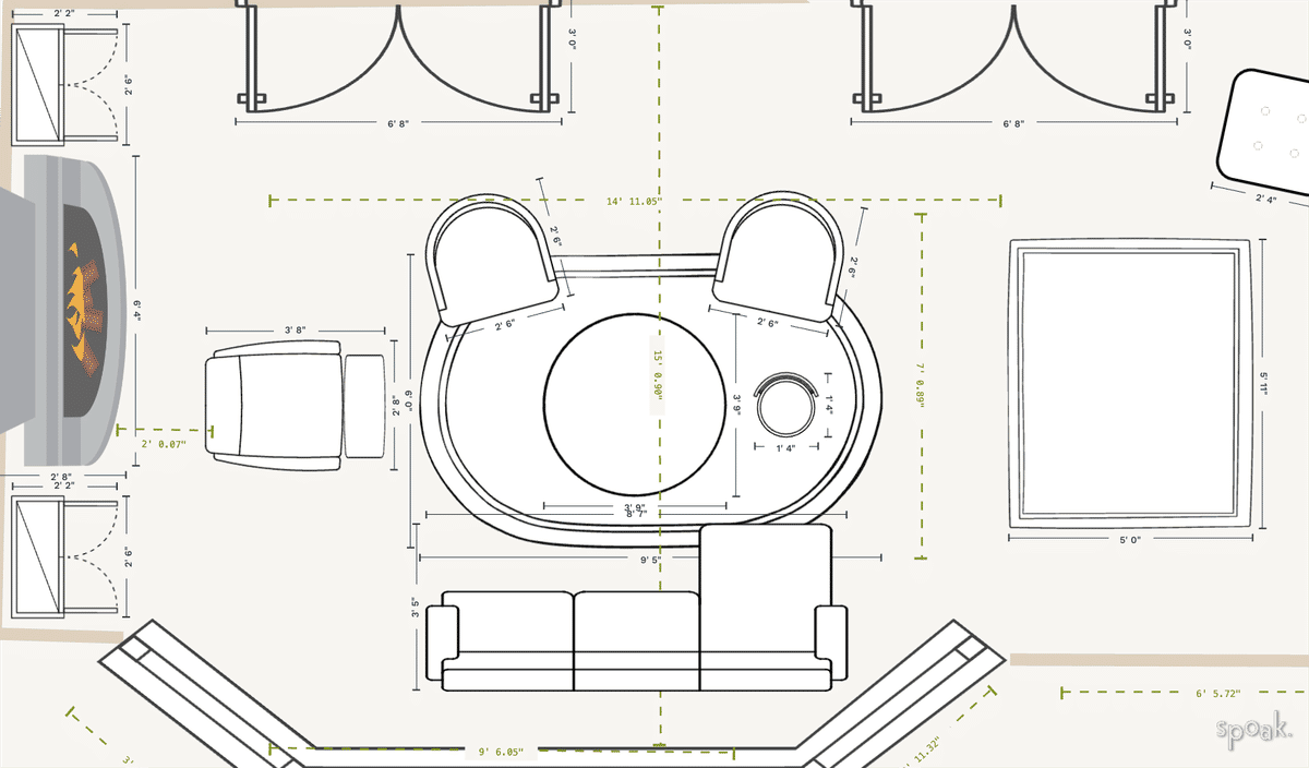 Nursery Plan designed by Joanna Nelson