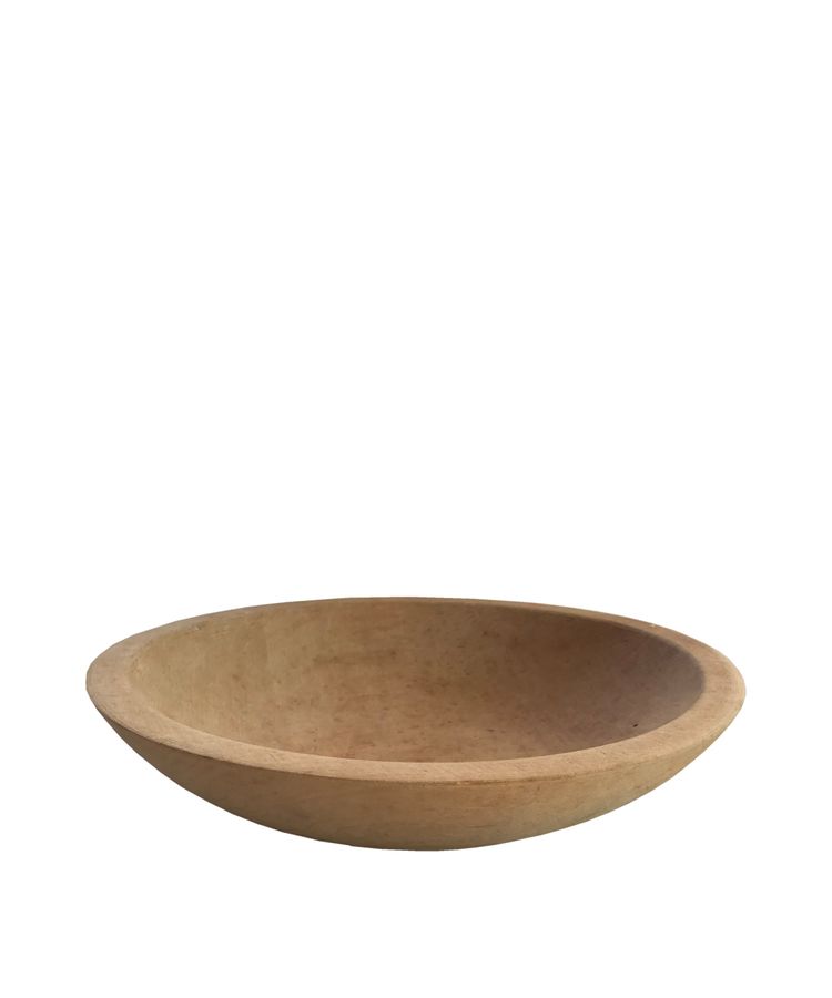 Vintage Round Wooden Bowl, 9" wide added by Spoak Member
