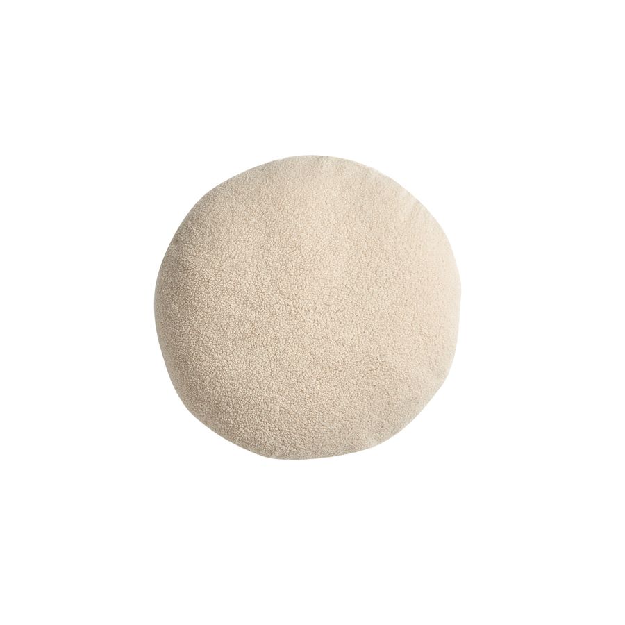 Mainstays Teddy 21" Round Ivory Decorative Pillows (2 Count) - Walmart.com added by Kristi Kautz
