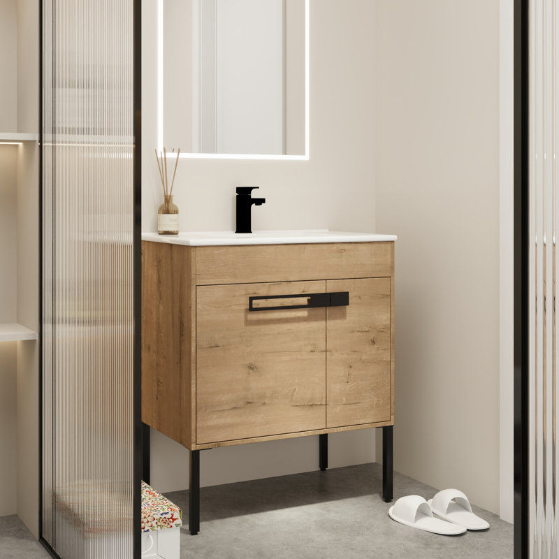 17 Stories Marell 30 Single Bathroom Vanity with Top | Wayfair added by Meckila Britt
