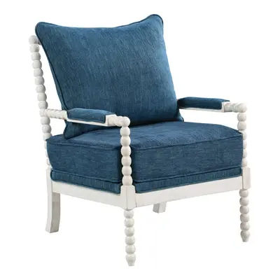 Kaylee Spindle Chair in Fabric with White Frame added by Molly Simard