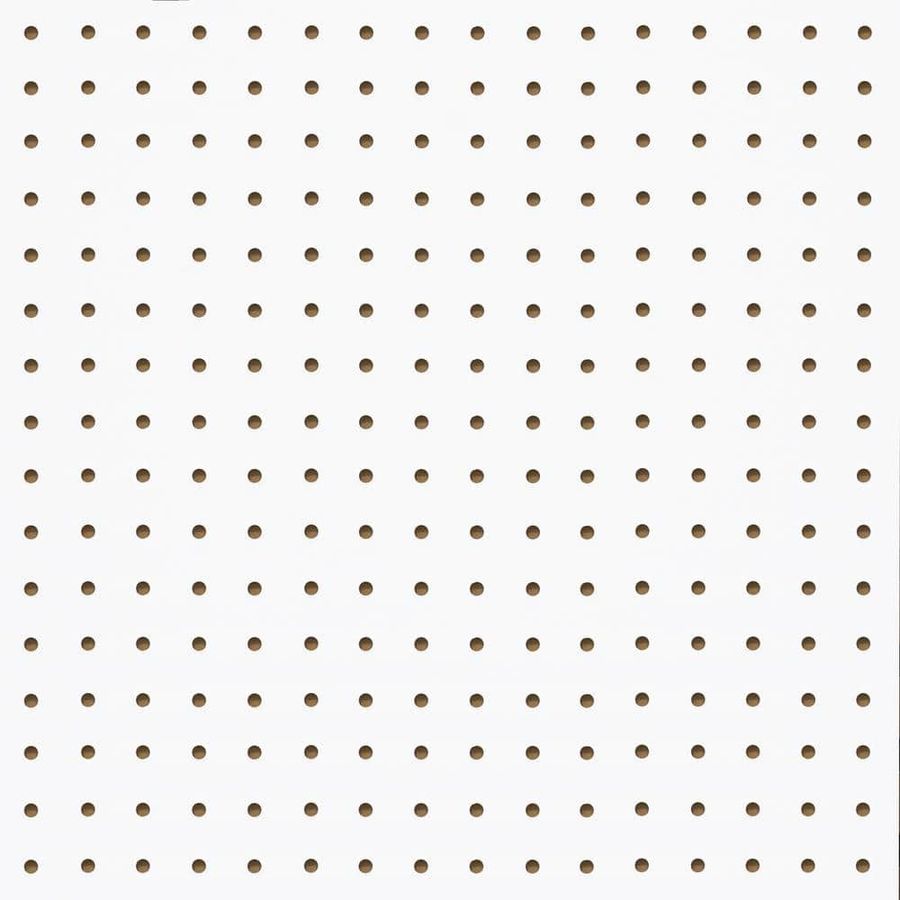 Pegboard White Panel (Common: 3/16 in. x 4 ft. x 8 ft.; Actual: 0.155 in. x 47.7 in. x 95.7 in.) 486140 - The Home Depot added by Lauren Kunewa