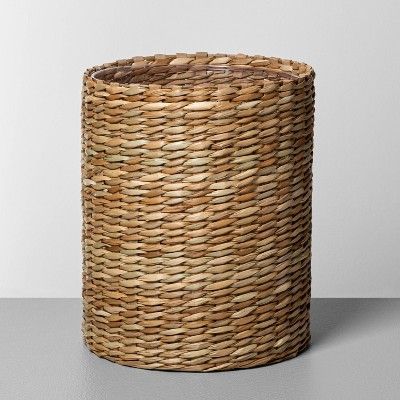 Seagrass Woven Wastebasket Beige - Hearth & Hand™ with Magnolia added by Sharon Calonje Flores