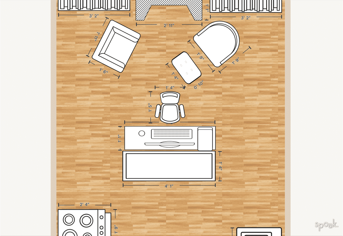 Kitchen Plan designed by Shadaya Hannaman