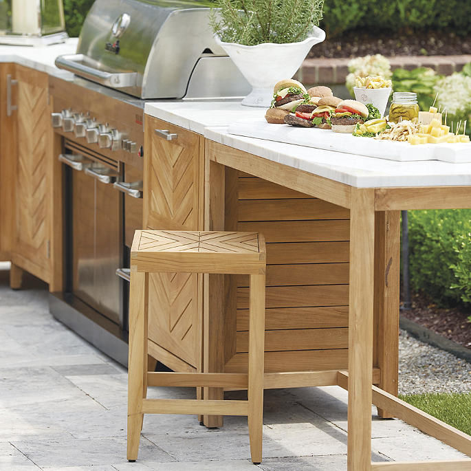 Teak Wood Outdoor Kitchen added by Fraceska Schofield