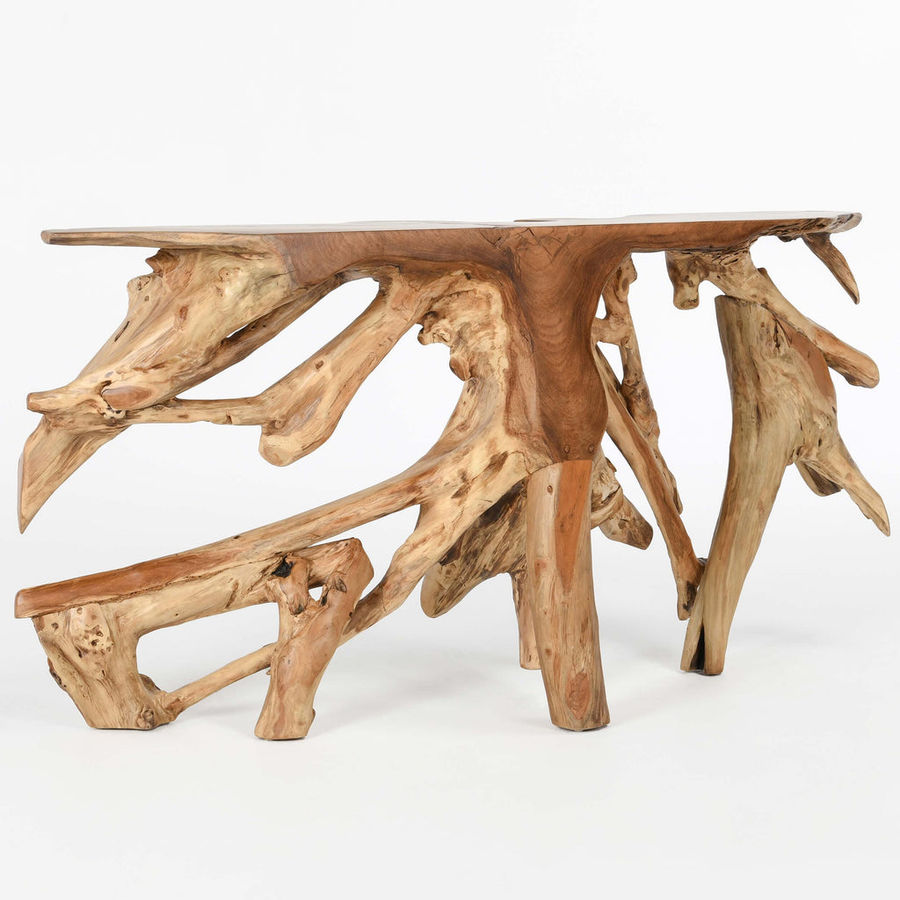 Madeira Teak Root Console Table, Natural added by Yara Tovar