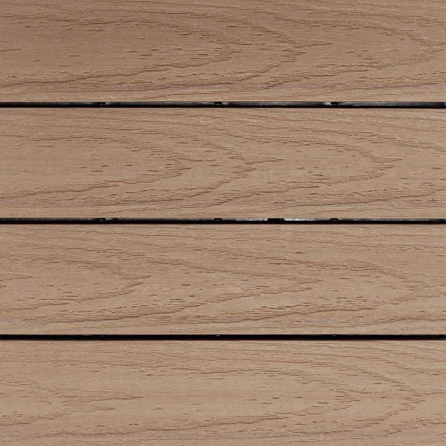 NewTechWood UltraShield Naturale 1 ft. x 1 ft. Quick Deck Outdoor Composite Deck Tile in Canadian Maple (10 sq. ft. per box) US-QD-ZX-MP - The Home Depot added by Chelsea Turpin