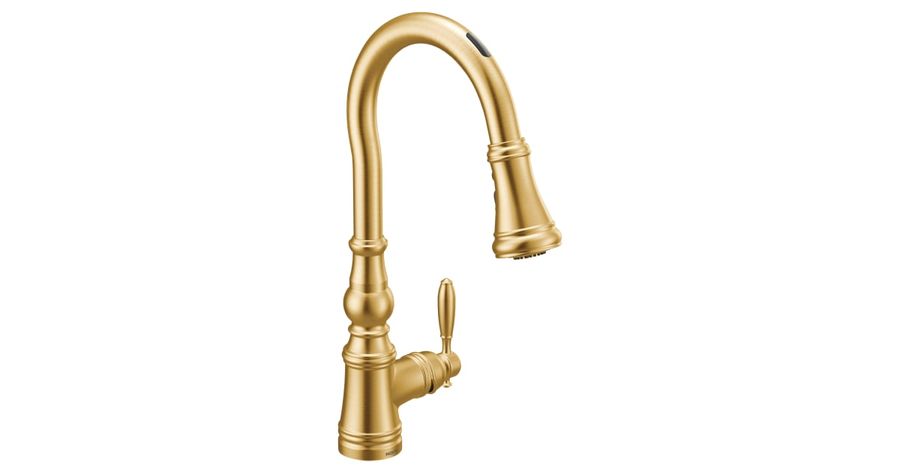 Moen S73004EVBG Weymouth Smart Faucet 1.5 GPM Single Hole | Build.com added by Sandy Schargel Interiors