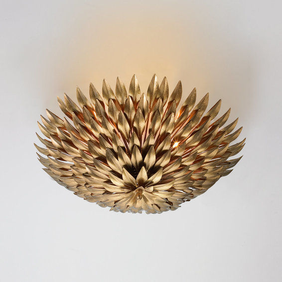Olive Leaf Semi-Flush Ceiling Light - 4 Light added by Kathryn Arms