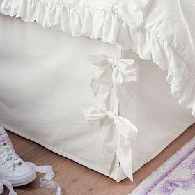 LoveShackFancy Bow Bedskirt added by Caitlin Ackerman