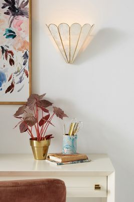 Madelyn Capiz Faceted Sconce added by Savannah Darnall