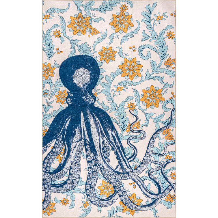Machine Washable Blue Area Rug added by sallie tyler