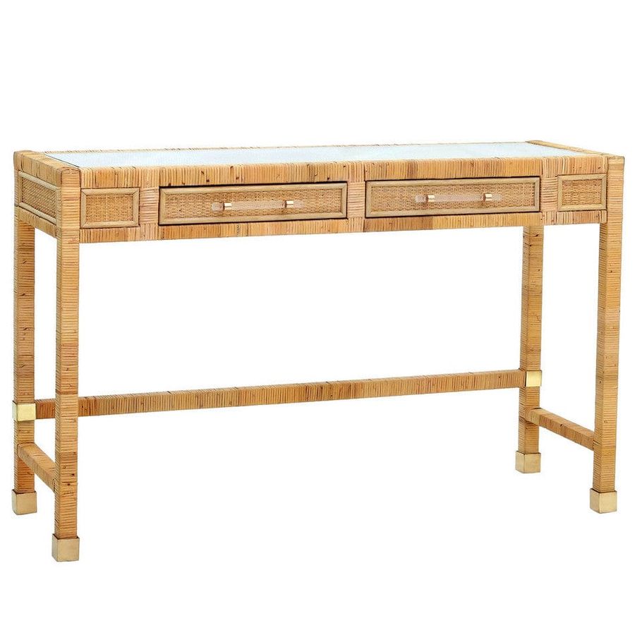 Candelabra Home Amara Rattan Desk added by Averyl Yaco