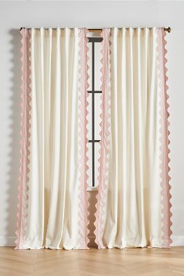 Maeve by Anthropologie Scalloped Cotton Curtain added by Olga Dragieva