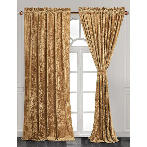 Eleuthera Velvet Room Darkening Curtain Pair added by Elizabeth Lovelace