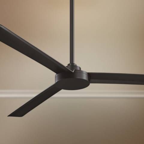 62" Minka Aire Roto XL Coal Wet Ceiling Fan with Wall Control - #80R34 | Lamps Plus added by Melanie Brannon