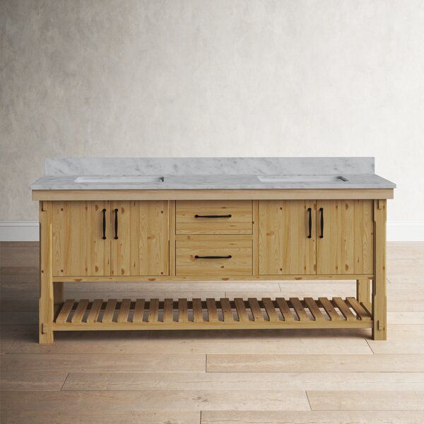 Lillian 72" Double Bathroom Vanity Set added by Ashley Harrison
