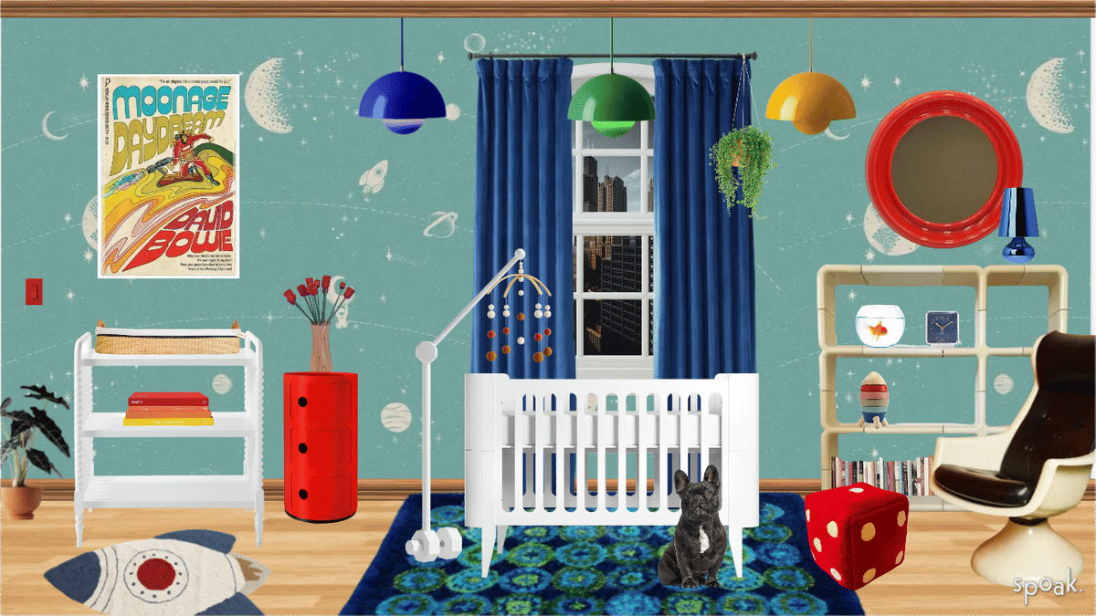 Nursery Inspiration designed by Camille Nichelini