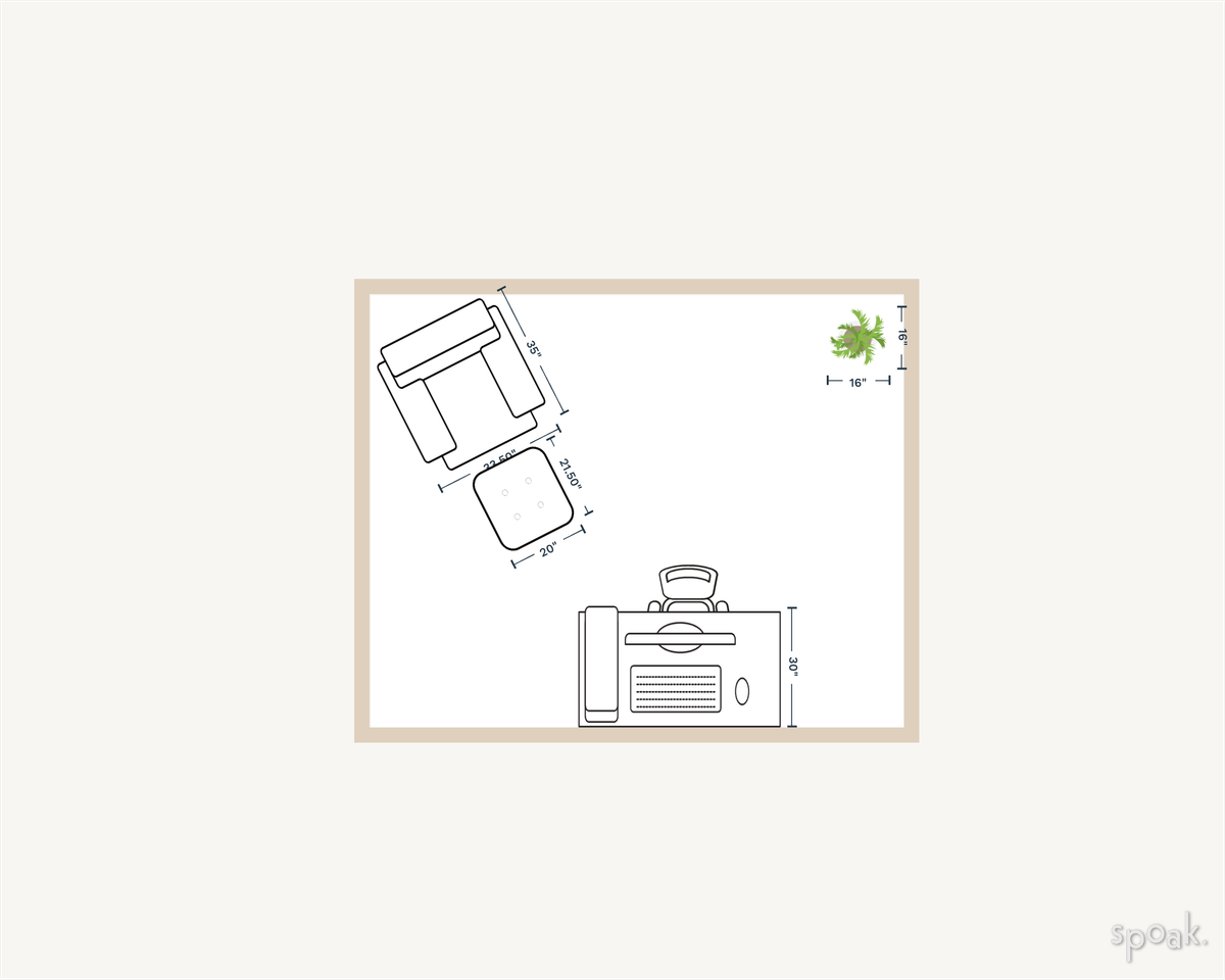 Office Layout designed by Jenn McNaughton
