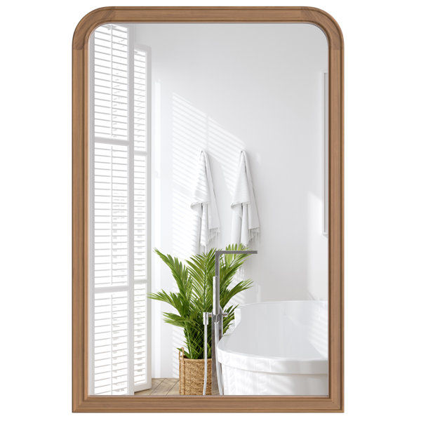 Ancell Solid Wood Rectangle Mirror added by Ayesha Anwar