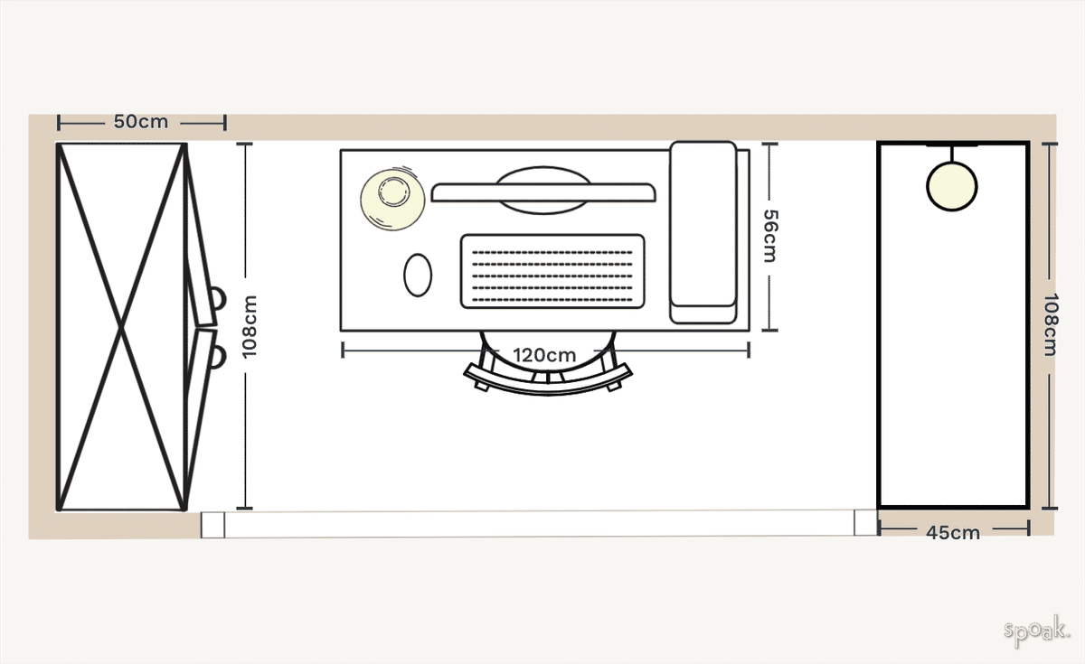 Study Floor Plan designed by Rosalind Ingram