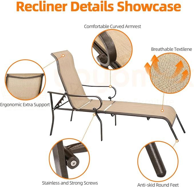 Sun loungers (set of 3) added by Krystyna Boleslawski