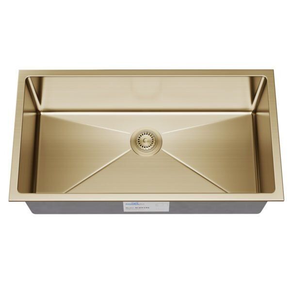 30" L x 18" W Undermount Kitchen Sink With Basket Strainer added by HELEN SALGADO
