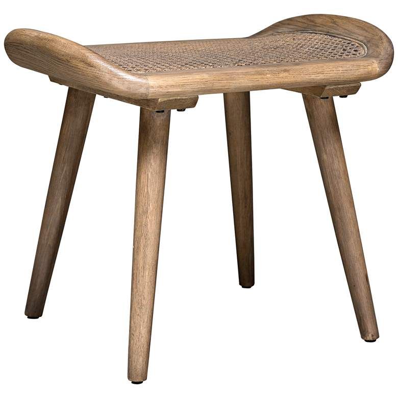Uttermost Arne 22" Wide Rustic Modern Dry Oak Wood Modern Small Bench added by Danielle Lambert