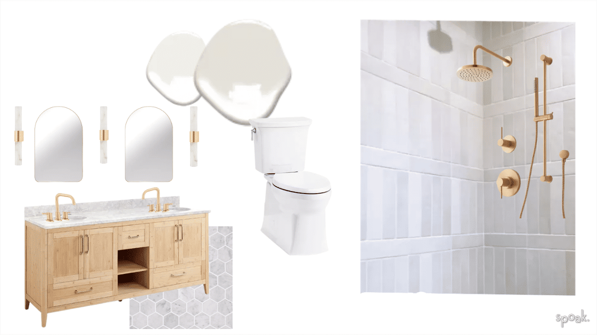 Bathroom Inspo designed by Nicole Tedesco