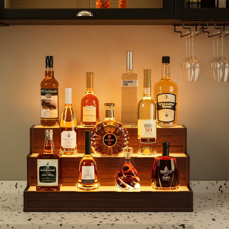 Orren Ellis Dorothyann 12 Bottle Tabletop Wine Bottle & Glass Rack "& Reviews" | Wayfair added by Leslie Burns