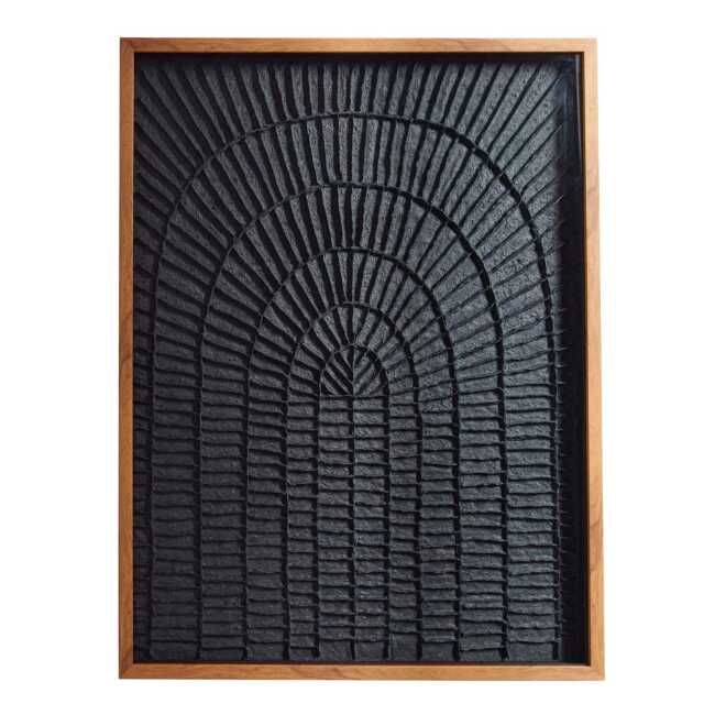Black Rice Paper Arch Shadow Box Wall Art added by Joanna Wirick