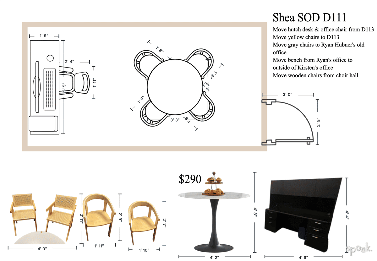 Family Room Floor Plan designed by Maddy Dowler