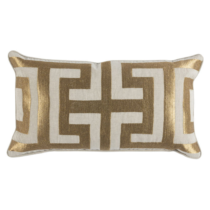 Geometric Gold Throw Pillow added by Change Everything Furniture & Home Décor