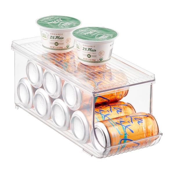 iDesign Linus Fridge Bins Soda Can Organizer with Shelf added by Kylie Park