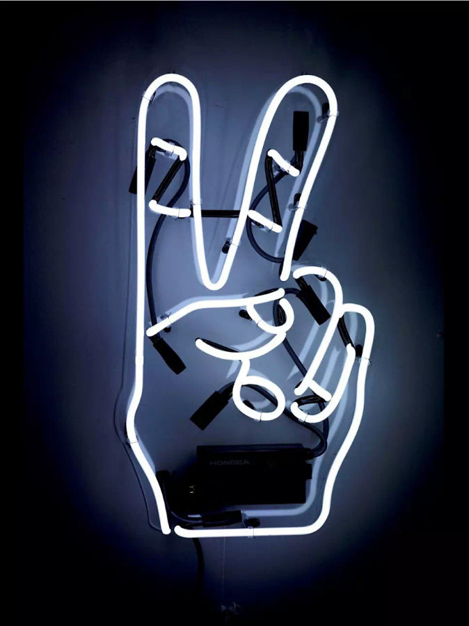 Neon Peace Sign added by Kim Solow