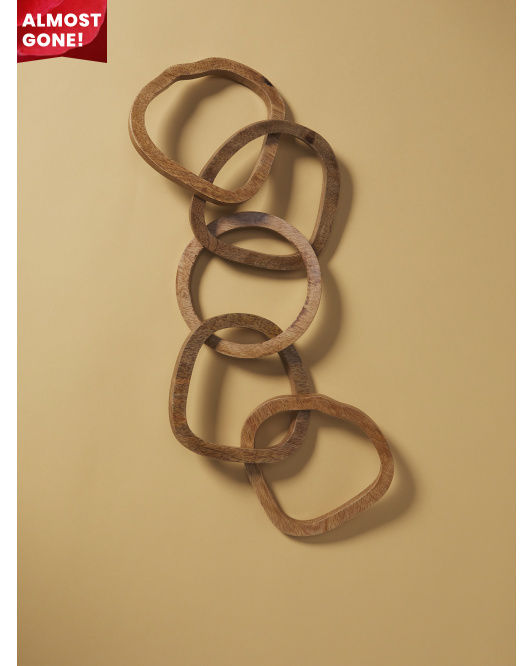 26in Wood Chain Links Decor | Decorative Objects | HomeGoods added by C Starks Interiors