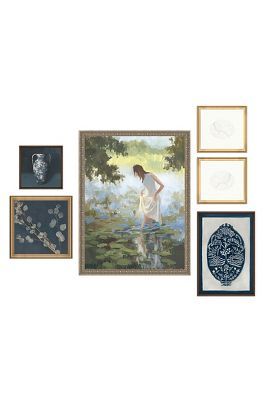 Indigo Whimsy Gallery Wall Art added by Bethesda Home Stylist