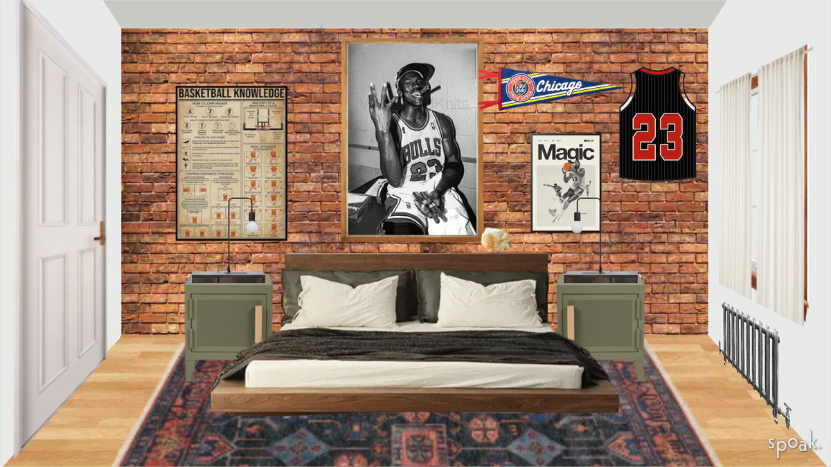 Rustic Bedroom Inspiration designed by Ruby Davis