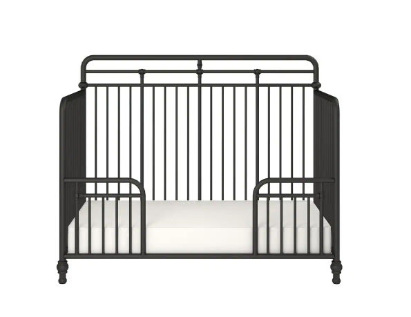 Little Seeds black toddler bed crib added by Jamie Stellato