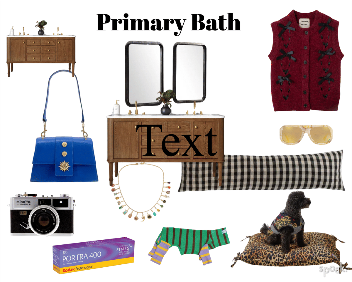 Primary Bathroom Inspo designed by Peggy McEachern