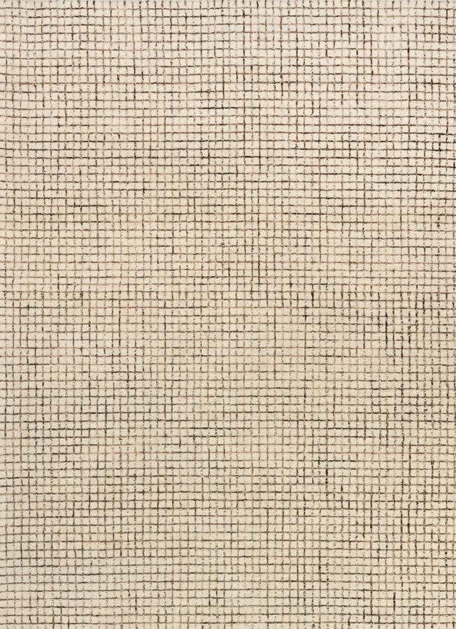 Cream Melrose Checked 4' x 6' Area Rug added by Brittany Vink
