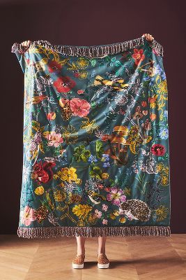 Nathalie Lete Velvet Throw Blanket added by Layla Dickerson