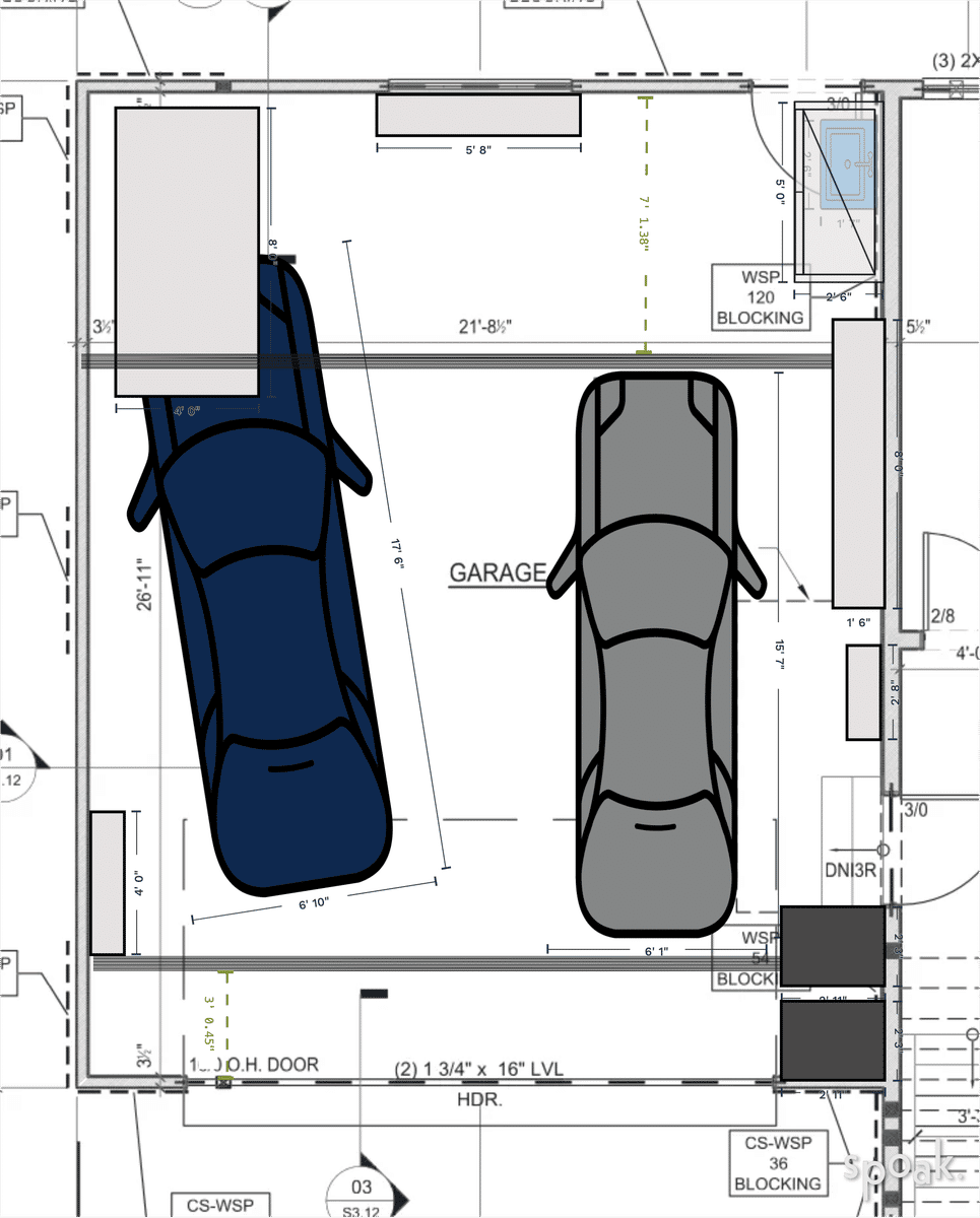 Garage Layout designed by Kristine Porritt